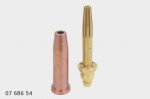 Řezací hubice PNME COOLEX - PROPAN, PROPAN - BUTAN, ZEMNÍ PLYN 25 - 40 mm 0768696